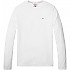 [해외]타미 진 Original Ribbed Organic Cotton 긴팔 티셔츠 136907689 Classic White