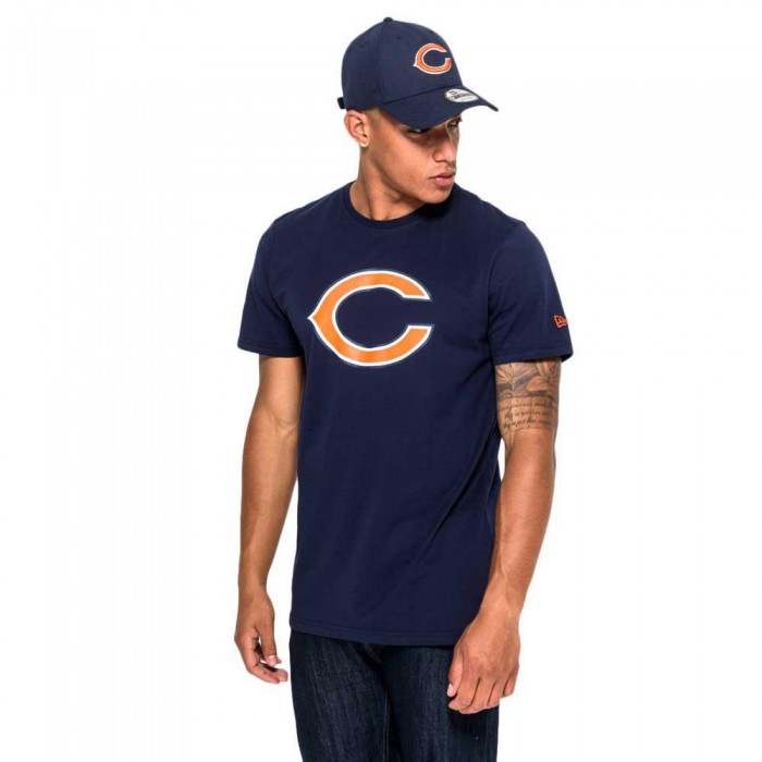 [해외]뉴에라 Chicago Bears 팀 Logo 반팔 티셔츠 136601022 Oceanside Blue