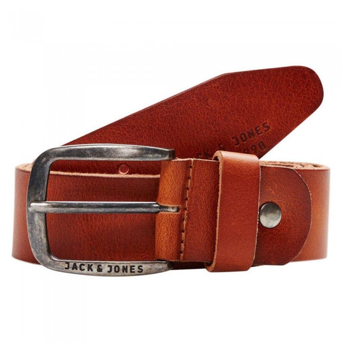 [해외]잭앤존스 Jacpaul Leather 벨트 136843369 Mocha Bisque