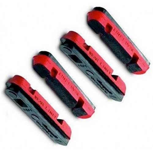 [해외]캄파놀로 Hyperon-Bora/Dura Ace Shimano Pack Of 4 Caliper Inserts 1136014880 Black