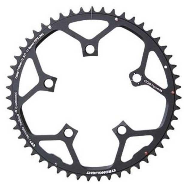 [해외]STRONGLIGHT CT2 Compact Adaptable Campagnolo 체인링 1136968716 Black