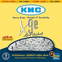 [해외]KMC E9 로드/MTB 체인 1136711605 Silver