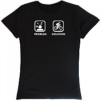 [해외]KRUSKIS 프로blem 솔루션 Bike 반팔 티셔츠 1136634198 Black