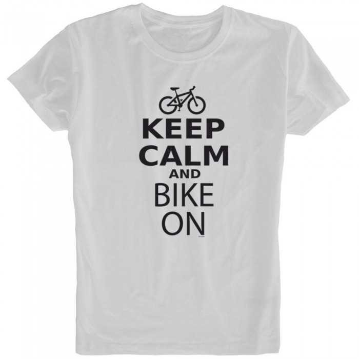 [해외]KRUSKIS Keep Calm And Bike On 반팔 티셔츠 1136696497 White