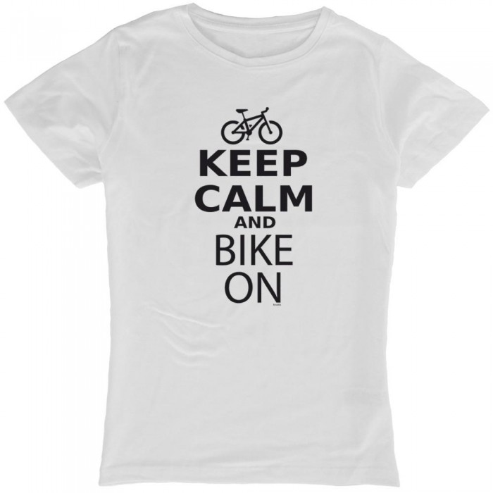 [해외]KRUSKIS Keep Calm And Bike On 반팔 티셔츠 1136696508 White