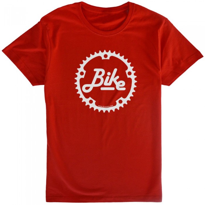 [해외]KRUSKIS Chainring 반팔 티셔츠 1137151596 Red