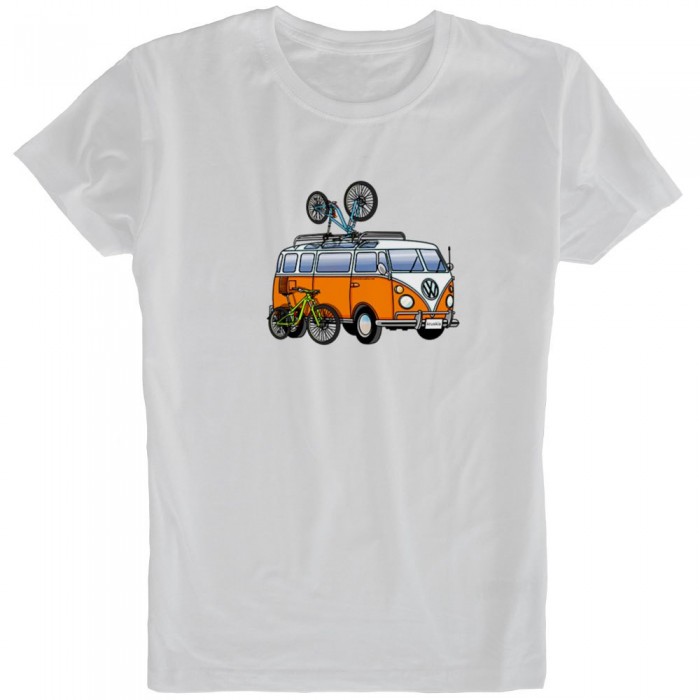 [해외]KRUSKIS Hippie Van MTB 반팔 티셔츠 1137184438 White