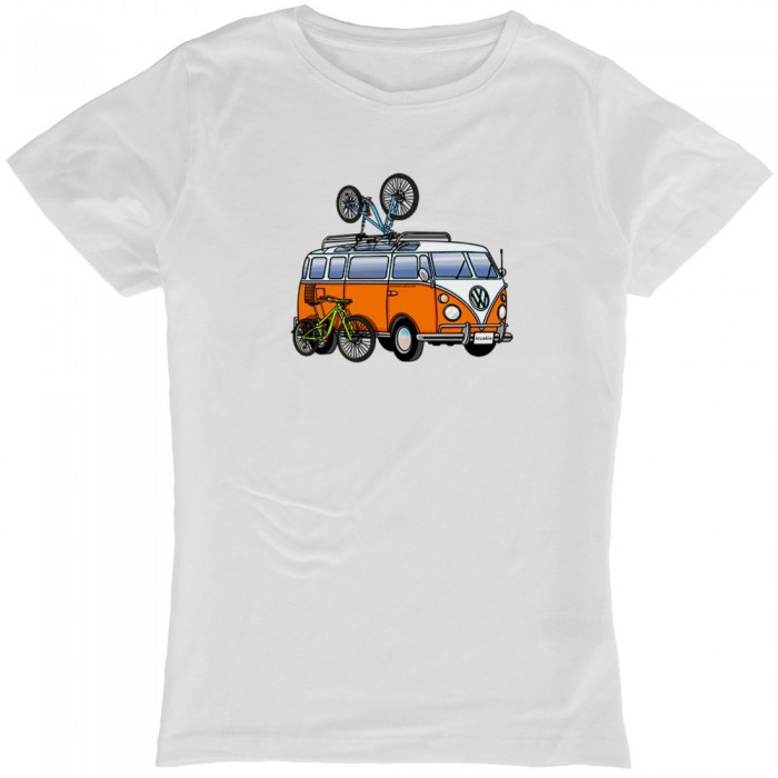 [해외]KRUSKIS Hippie Van MTB 반팔 티셔츠 1137184440 White