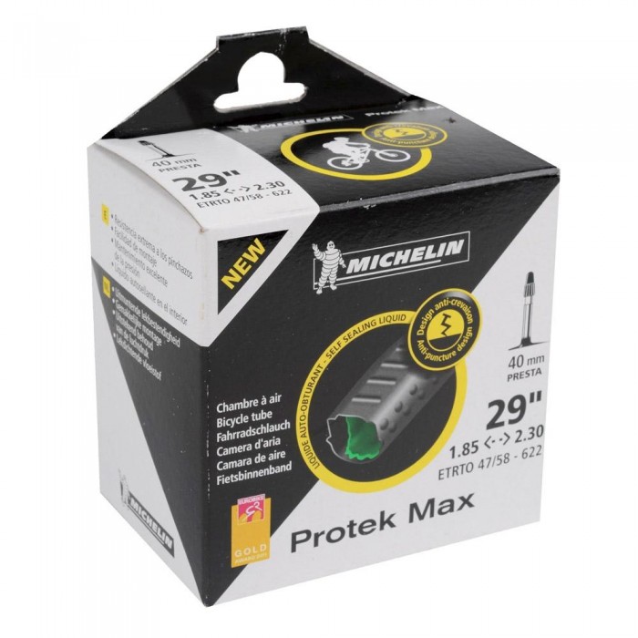 [해외]미쉐린 Protek Max Presta 40 mm 내부 튜브 1136007215 Black