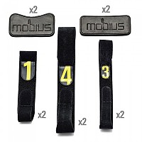 [해외]MOBIUS 스트랩 교체 키트 X8 Knee Brace 1137184408 Black