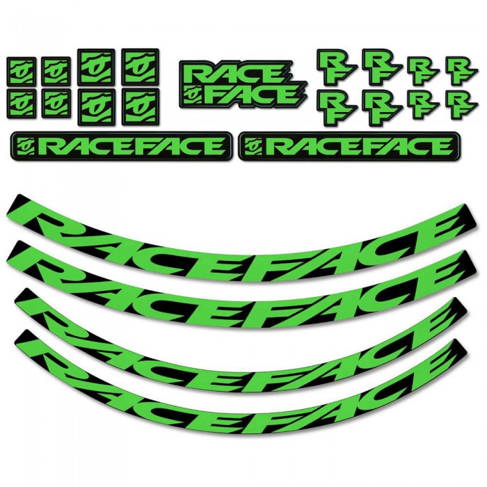 [해외]RACE FACE Next Sl Turbine Sl Arc Carbon 26 Arc Offset 25 스티커 1137212300 Green