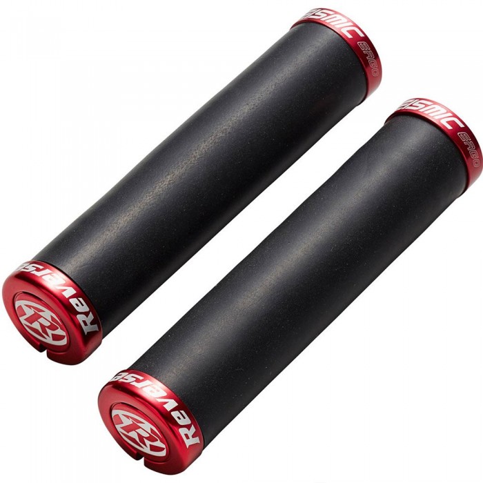 [해외]REVERSE COMPONENTS Grip Seismic Ergo Lock On 핸들 그립 1137082738 Black / Red