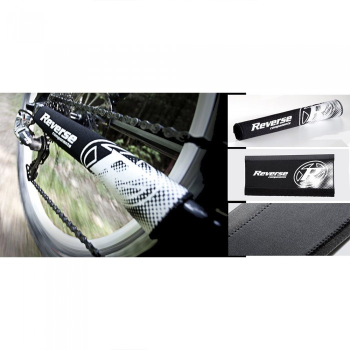 [해외]REVERSE COMPONENTS 보호자 Chainstay Cover Neopren 1137082748 Black / White