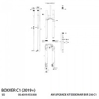 [해외]락샥 충격 흡수 장치 Debonair Boxxer Kit 1137142481 Black