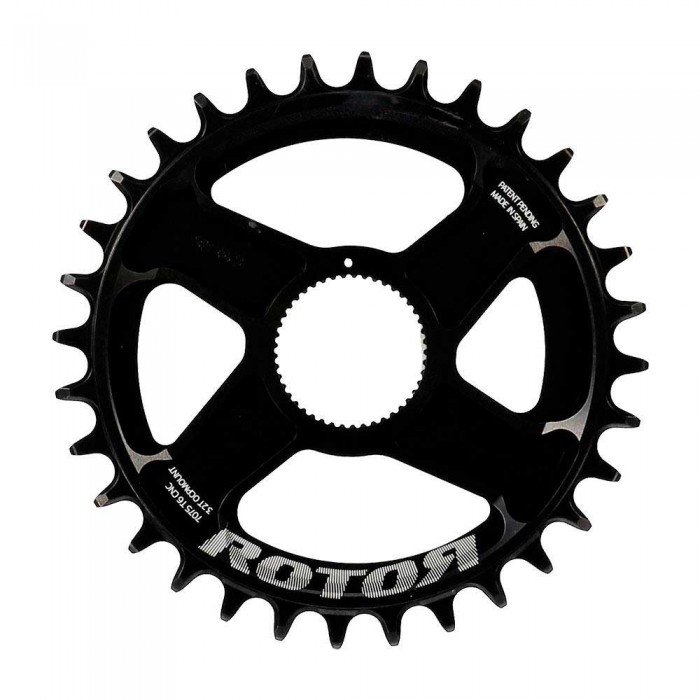 [해외]ROTOR 라운드 Direct Mount Ring 체인링 1136710203 Black