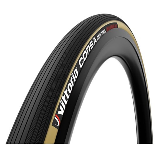 [해외]비토리아 Corsa Control Tubular 700C x 30 도로용 타이어 1137108631 Black / Brown