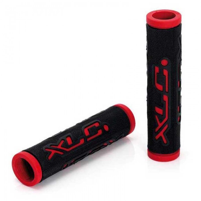 [해외]XLC Bar Dual Colour 핸들 그립 1136833739 Black / Red