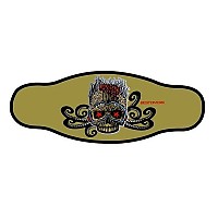 [해외]BEST DIVERS 줄자 Neoprene Mask Strap Double Velcro 10623002 Skull