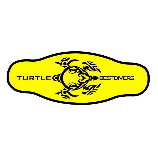 [해외]BEST DIVERS Neoprene Mask Strap Double 레이어 테이프 10623008 Turtle