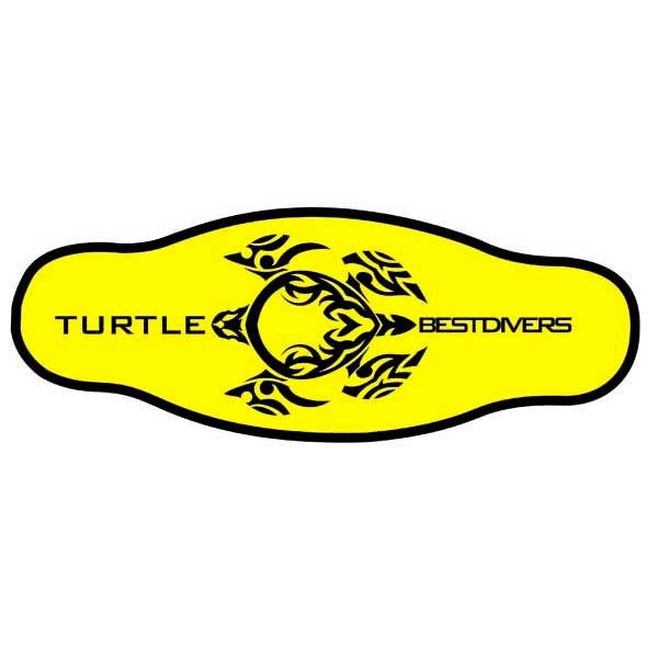 [해외]BEST DIVERS 줄자 Neoprene Mask Strap Double Velcro 10623009 Turtle