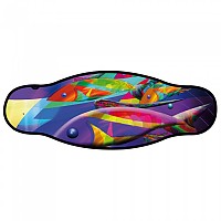 [해외]BEST DIVERS 줄자 Neoprene Mask Strap Psychedelic Double Velcro 10135954395 Multicolor