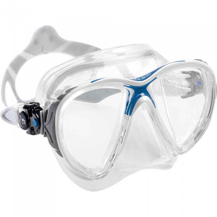 [해외]크레시 Big Eyes Evolution Crystal 다이빙 마스크 101340395 Transparent / White / Blue