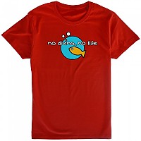 [해외]KRUSKIS No Diving No Life 반팔 티셔츠 1035204 Red