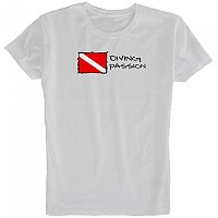 [해외]KRUSKIS Diving Passion 반팔 티셔츠 10122854 White