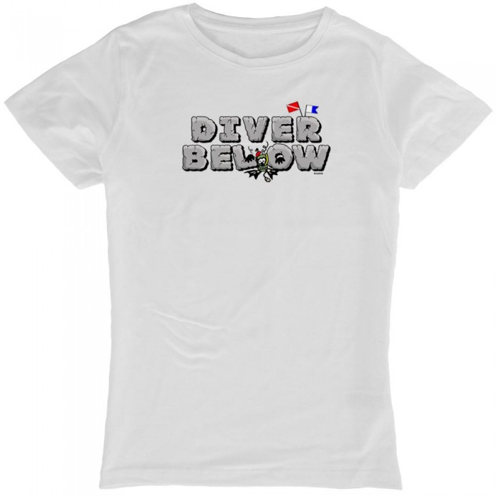 [해외]KRUSKIS Diver Below 반팔 티셔츠 10122897 White
