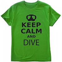 [해외]KRUSKIS Keep Calm and Dive 반팔 티셔츠 10135095 Green