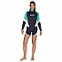 [해외]마레스 Rash Guard Trilastic She Dives 여성용 긴팔 티셔츠 10136459006 Black / Green / White