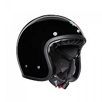 [해외]AGV OUTLET X70 Solid 오픈 페이스 헬멧 9136627011 Black