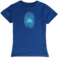 [해외]KRUSKIS Motorbiker Fingerprint 반팔 티셔츠 9137039770 Royal Blue