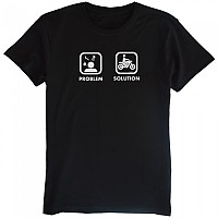 [해외]KRUSKIS 프로blem 솔루션 Ride 반팔 티셔츠 9135920253 Black