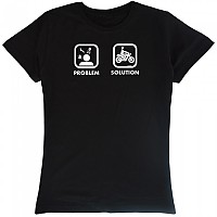 [해외]KRUSKIS 프로blem 솔루션 Ride 반팔 티셔츠 9135920254 Black