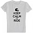 [해외]KRUSKIS Keep Calm And Ride 반팔 티셔츠 9136696564 White