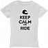 [해외]KRUSKIS Keep Calm And Ride 반팔 티셔츠 9136696571 White