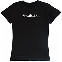 [해외]KRUSKIS Motorbike Heartbeat 반팔 티셔츠 9136887561 Black