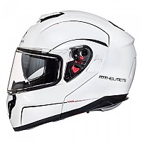 [해외]MT 헬멧 Atom SV Solid 모듈형 헬멧 9136280150 White Pearl Pearl
