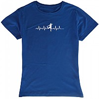 [해외]KRUSKIS Soccer Heartbeat 반팔 티셔츠 3136887571 Royal Blue