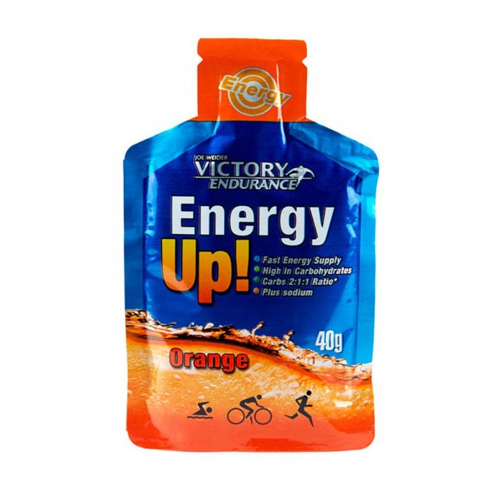 [해외]VICTORY ENDURANCE Energy Up 40g 24 단위 주황색 에너지 젤 상자 7136514101 Orange