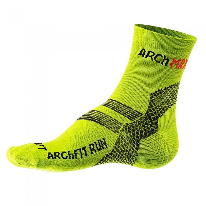 [해외]아치 맥스 Archfit Run 양말 41096795 Yellow Fluor