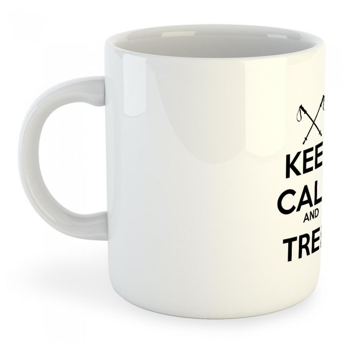 [해외]KRUSKIS 325ml Keep Calm And Trek 머그컵 4136490325 White