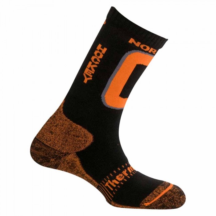 [해외]MUND SOCKS Nordic Skating Hockey 양말 4136292884 Black / Orange