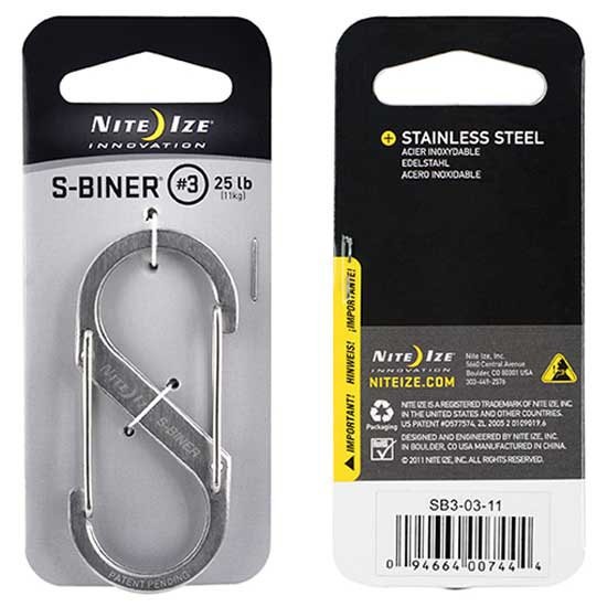 [해외]NITE IZE 열쇠 고리 Metal S Biner 3 4135919312 Metal