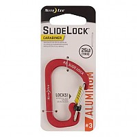 [해외]NITE IZE 열쇠고리 Sidelock Carabiner Aluminium 3 4136694626 Red