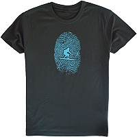 [해외]KRUSKIS Surfer Fingerprint 반팔 티셔츠 14137039802 Dark Grey