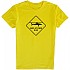 [해외]KRUSKIS Surf At Own Risk 반팔 티셔츠 14135099 Lemon Yellow