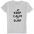 [해외]KRUSKIS Keep Calm and Surf 숏 슬리브 T-shirt 반팔 티셔츠 14136696525 White