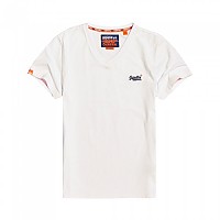 [해외]슈퍼드라이 Orange Label Vintage Embroidered 반팔 V넥 티셔츠 136840853 Optic White